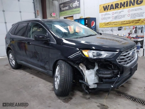 2022 Ford Edge SEL with VIN 2FMPK4J90NBA04368, listed as a IAAI auction lot 41595627 with 30,244 mi miles. Bid and sale history available at carsss.com. Image 1.