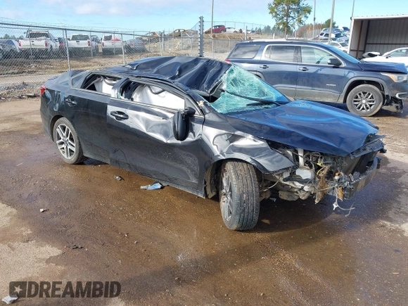 2019 Kia Forte S with VIN 3KPF34AD7KE066484, listed as a IAAI auction lot 41073964 with 118,946 mi miles. Bid and sale history available at carsss.com. Image 1.