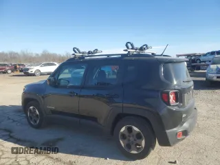 2015 Jeep Renegade Latitude with VIN ZACCJABH9FPB80553, listed as a Copart auction lot 83657494 with 76,005 mi miles and Salvage Title. Bid and sale history available at carsss.com. Image 2.