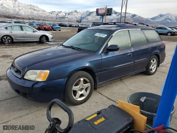 2003 Subaru Legacy Wagon L with VIN 4S3BH635737302487, listed as a Copart auction lot 41488165 with 203,760 mi miles and Clean Title. Bid and sale history available at carsss.com. Image 1.