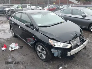 2019 Hyundai Ioniq Limited with VIN KMHC75LD5KU162959, listed as a IAAI auction lot 41081074 with 80,014 mi miles and . Bid and sale history available at DreamBid. Image 1.