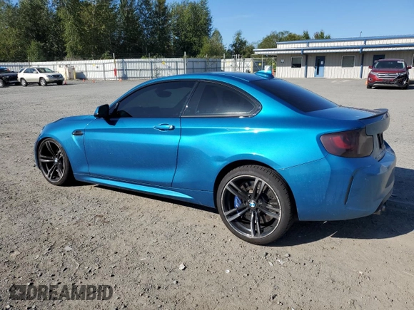 2017 BMW M2 with VIN WBS1H9C56HV886695, listed as a Copart auction lot 69318424 with 37,032 mi miles and Salvage Title. Bid and sale history available at carsss.com. Image 2.