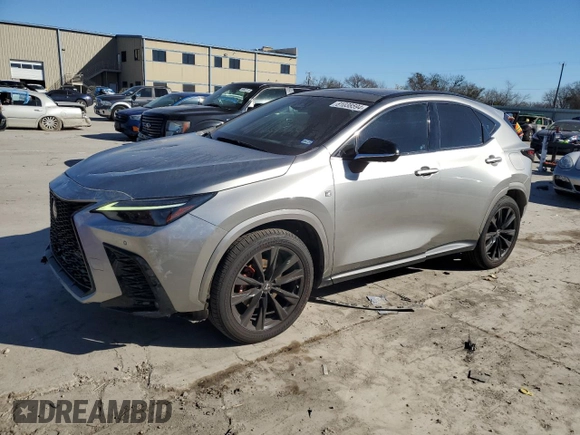 2022 Lexus NX with VIN JTJKGCEZ7N2001197, listed as a Copart auction lot 81038594 with 39,235 mi miles and Salvage Title. Bid and sale history available at carsss.com. Image 1.