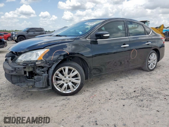 2014 Nissan Sentra SV with VIN 3N1AB7AP0EY203618, listed as a Copart auction lot 59439105 with 77,486 mi miles and Salvage title. Bid and sale history available at DreamBid. Image 1.