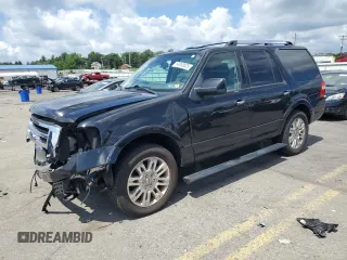 2014 Ford Expedition Limited with VIN 1FMJU2A50EEF03175, listed as a Copart auction lot 64930025 with 102,909 mi miles and Salvage title. Bid and sale history available at DreamBid. Image 1.