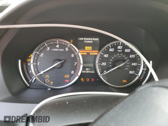 2018 Acura MDX Advance with VIN 5J8YD3H93JL000409, listed as a Copart auction lot 51429575 with 41,359 mi miles and Non Repairable. Bid and sale history available at carsss.com. Image 9.