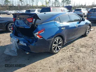 2017 Nissan Maxima S with VIN 1N4AA6AP8HC385405, listed as a IAAI auction lot 42112399 with 99,286 mi miles and . Bid and sale history available at DreamBid. Image 4.