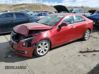 2013 Cadillac ATS Performance z VIN 1G6AJ5S33D0141577, wystawiony jako Copart lot #48540454 z przebiegiem 98 286 mil mil oraz Szkody całkowita. Historia ofert i sprzedaży dostępna na DreamBid. Obrazek 1.