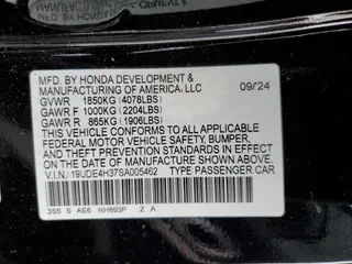 2025 Acura Integra w/A-Spec Package z VIN 19UDE4H37SA005462, wystawiony jako Copart lot #47864585 z przebiegiem 2257 mil mil oraz Szkoda całkowita • Salvage title. Historia ofert i sprzedaży dostępna na DreamBid. Obrazek 15.