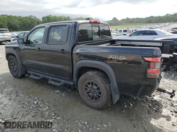 2022 Nissan Frontier SV with VIN 1N6ED1EJ2NN647072, listed as a Copart auction lot 59875525 with 76,065 mi miles and Salvage title. Bid and sale history available at DreamBid. Image 2.