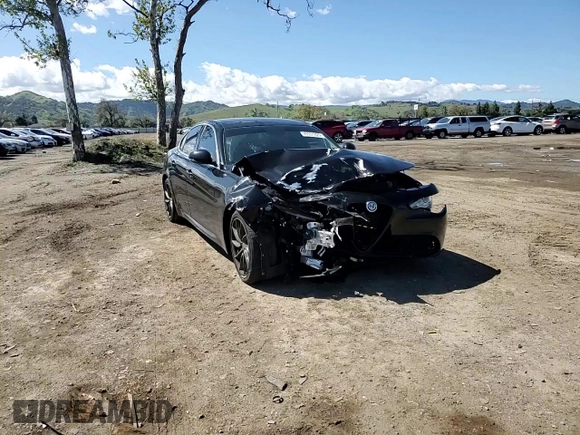 2017 Alfa Romeo Giulia with VIN ZARFAEBN4H7551988, listed as a Copart auction lot 49551225 with 36,343 mi miles and Salvage Title. Bid and sale history available at carsss.com. Image 11.
