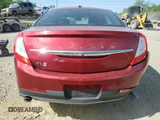 2015 Lincoln MKS with VIN 1LNHL9DK5FG607422, listed as a Copart auction lot 55613525 with 164,590 mi miles and Salvage title. Bid and sale history available at DreamBid. Image 6.