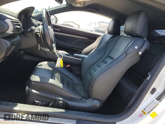 2016 Lexus RC 200t F Sport with VIN JTHHA5BC5G5002326, listed as a Copart auction lot 58969195 with 49,136 mi miles and Salvage title. Bid and sale history available at DreamBid. Image 7.