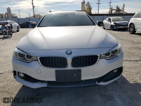 2015 BMW 4 Series 428i with VIN WBA3N3C53FK234442, listed as a Copart auction lot 46535395 with 100,351 mi miles and Salvage Title. Bid and sale history available at DreamBid. Image 5.