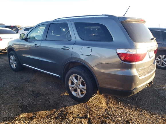 2012 Dodge Durango Crew with VIN 1C4RDJDG9CC153312, listed as a Copart auction lot 80224004 with 206,893 mi miles and Salvage Title. Bid and sale history available at carsss.com. Image 2.