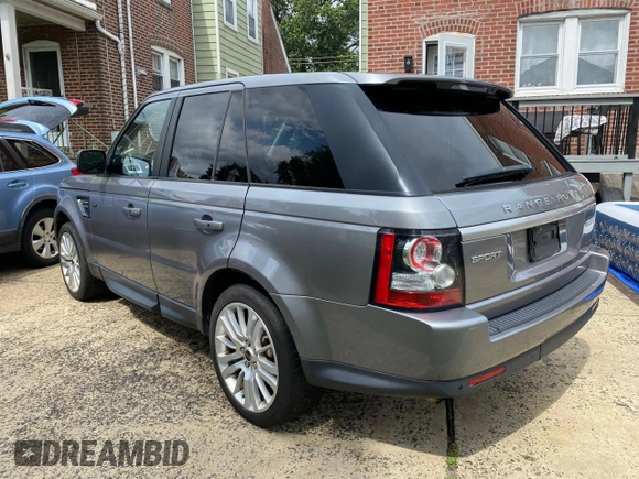 2012 Land Rover Range Rover Sport HSE Lux with VIN SALSK2D41CA745469, listed as a Copart auction lot 65707945 with 134,608 mi miles and Clean title. Bid and sale history available at DreamBid. Image 3.