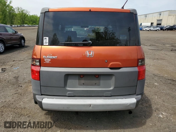 2004 Honda Element EX with VIN 5J6YH185X4L000314, listed as a Copart auction lot 56693495 with Not provided miles and Salvage title. Bid and sale history available at DreamBid. Image 6.