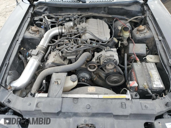 1997 Ford Mustang with VIN 1FALP4042VF198111, listed as a Copart auction lot 44245505 with 99,501 mi miles and Salvage Title. Bid and sale history available at carsss.com. Image 13.
