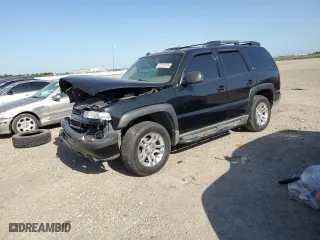 2005 Chevrolet Tahoe Z71 with VIN 1GNEC13T45R182160, listed as a Copart auction lot 52015515 with 261,701 mi miles and Salvage Title. Bid and sale history available at carsss.com. Image 1.