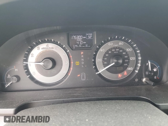 2013 Honda Odyssey EX-L with VIN 5FNRL5H61DB019930, listed as a Copart auction lot 54666775 with 175,300 mi miles and Salvage title. Bid and sale history available at DreamBid. Image 9.