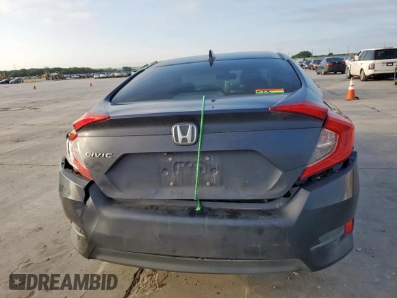 2016 Honda Civic Sedan EX-L with VIN 19XFC1F72GE020165, listed as a Copart auction lot 54085515 with 157,622 mi miles and Clean Title. Bid and sale history available at carsss.com. Image 6.