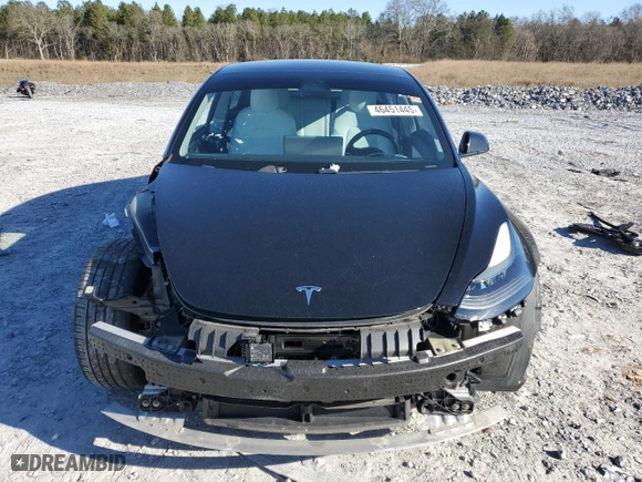 2021 Tesla Model 3 Standard Range Plus with VIN 5YJ3E1EA6MF871143, listed as a Copart auction lot 46451445 with 61,265 mi miles and Salvage Title. Bid and sale history available at carsss.com. Image 5.