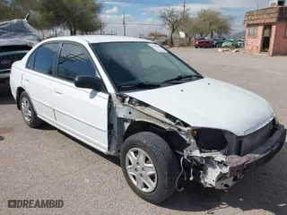 2003 Honda Civic LX with VIN 2HGES16693H565222, listed as a IAAI auction lot 41778021 with 143,604 mi miles. Bid and sale history available at carsss.com. Image 1.