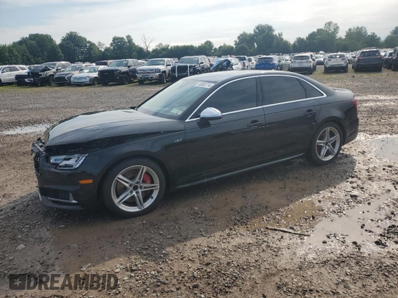 2018 Audi S4 Prestige with VIN WAUC4AF44JA233759, listed as a Copart auction lot 60683714 with 66,599 mi miles and Non Repairable. Bid and sale history available at carsss.com. Image 1.