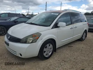 2008 Nissan Quest with VIN 5N1BV28U78N108686, listed as a Copart auction lot 74558294 with 120,697 mi miles and Clean Title. Bid and sale history available at carsss.com. Image 1.