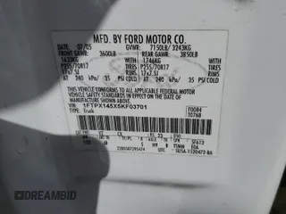 2005 Ford F-150 XLT with VIN 1FTPX145X5KF03701, listed as a Copart auction lot 48892925 with 92,463 mi miles and Salvage Title. Bid and sale history available at carsss.com. Image 13.