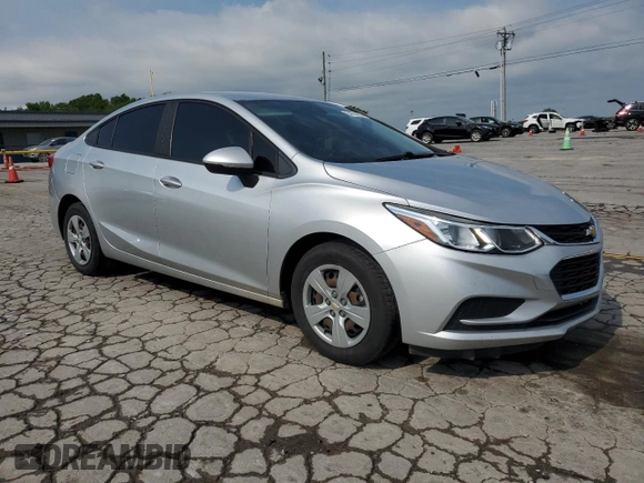 2018 Chevrolet Cruze LS with VIN 1G1BC5SM6J7106032, listed as a Copart auction lot 54736655 with 107,685 mi miles and Salvage Title. Bid and sale history available at DreamBid. Image 4.