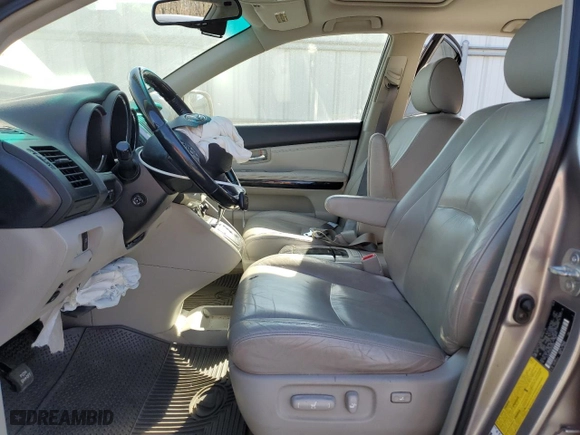 2005 Lexus RX 330 with VIN JTJHA31UX50095383, listed as a Copart auction lot 47034225 with 0 mi miles and Salvage Title. Bid and sale history available at carsss.com. Image 7.