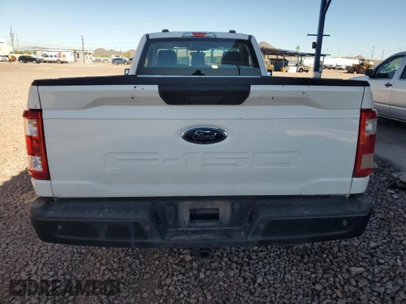 2021 Ford F-150 XL with VIN 1FTMF1C57MKE89519, listed as a Copart auction lot 49420105 with 134,507 mi miles and Salvage title. Bid and sale history available at DreamBid. Image 6.