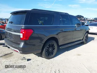 2024 Ford Expedition Max XLT with VIN 1FMJK1H8XREA66663, listed as a IAAI auction lot 41433111 with 3,196 mi miles and . Bid and sale history available at DreamBid. Image 4.