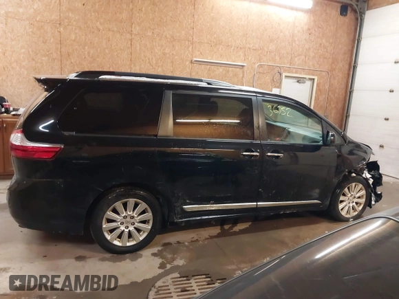2015 Toyota Sienna Ltd with VIN 5TDDK3DCXFS122419, listed as a IAAI auction lot 41336752 with 243,567 mi miles. Bid and sale history available at carsss.com. Image 13.