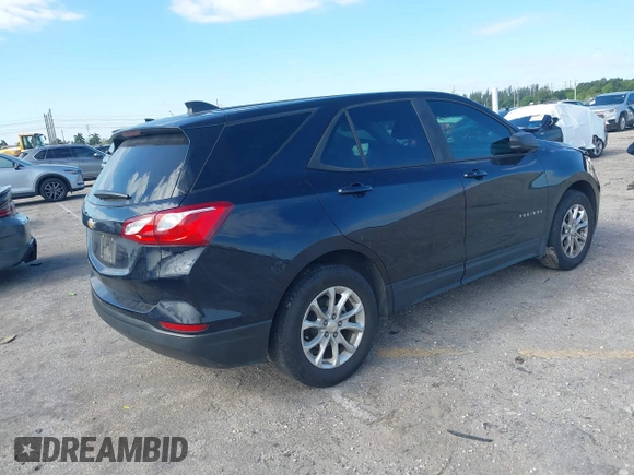 2020 Chevrolet Equinox LS with VIN 2GNAXHEVXL6209798, listed as a IAAI auction lot 42030078 with 51,137 mi miles and . Bid and sale history available at DreamBid. Image 4.