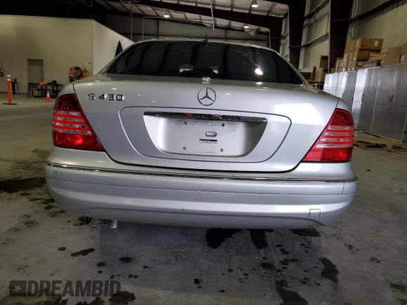 2006 Mercedes-Benz S 430 with VIN WDBNG70J46A481293, listed as a Copart auction lot 56481855 with Not provided miles and Salvage title. Bid and sale history available at DreamBid. Image 6.