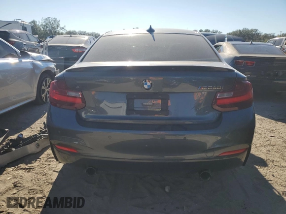 2017 BMW 2 Series M240i xDrive with VIN WBA2G3C37HV641590, listed as a Copart auction lot 83361644 with 0 mi miles and Clean Title. Bid and sale history available at carsss.com. Image 6.