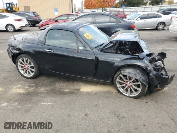 2008 Mazda MX-5 Miata Touring with VIN JM1NC26F080154207, listed as a Copart auction lot 76906044 with 169,602 mi miles and Salvage title. Bid and sale history available at DreamBid. Image 4.