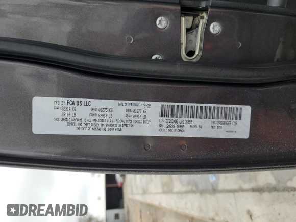 2020 Dodge Charger SXT with VIN 2C3CDXBG1LH114890, listed as a Copart auction lot 42984485 with 63,374 mi miles and Salvage Title. Bid and sale history available at carsss.com. Image 12.