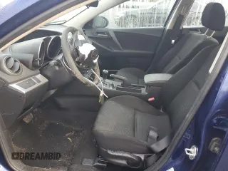 2013 Mazda 3 i Touring with VIN JM1BL1L86D1705148, listed as a Copart auction lot 76975804 with 73,900 mi miles and Salvage title. Bid and sale history available at DreamBid. Image 7.
