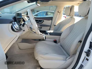 2022 Mercedes-Benz EQS with VIN W1KCG2DB6NA004979, listed as a Copart auction lot 49964435 with 40,096 mi miles and Salvage Title. Bid and sale history available at carsss.com. Image 7.