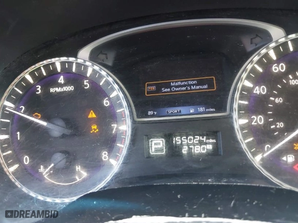 2016 Infiniti QX60 with VIN 5N1AL0MN0GC513738, listed as a IAAI auction lot 41907401 with 155,024 mi miles. Bid and sale history available at carsss.com. Image 15.