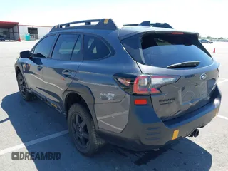 2023 Subaru Outback Wilderness with VIN 4S4BTGUD9P3119756, listed as a IAAI auction lot 42206143 with 33,502 mi miles and . Bid and sale history available at DreamBid. Image 3.