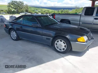 1993 Mercedes-Benz SL 5.0L with VIN WDBFA67E4PF075611, listed as a IAAI auction lot 42601958 with Not provided miles and . Bid and sale history available at DreamBid. Image 1.