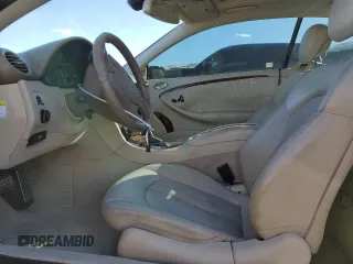 2009 Mercedes-Benz CLK 3.5L with VIN WDBTJ56H39F269364, listed as a Copart auction lot 48144745 with 99,139 mi miles and Salvage Title. Bid and sale history available at carsss.com. Image 7.