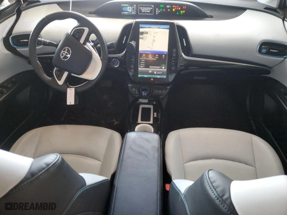 2018 Toyota Prius Prime Plus with VIN JTDKARFP5J3095525, listed as a Copart auction lot 87616285 with NaN miles and Salvage Title. Bid and sale history available at carsss.com. Image 8.