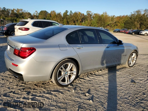 2015 BMW 7 Series 750i with VIN WBAYA8C53FGK19778, listed as a Copart auction lot 77258684 with 34,535 mi miles and Salvage title. Bid and sale history available at DreamBid. Image 3.