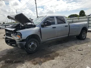2024 Ram 3500 Tradesman with VIN 3C63RRGL5RG155781, listed as a Copart auction lot 71971124 with 80,307 mi miles and Salvage Title. Bid and sale history available at carsss.com. Image 1.