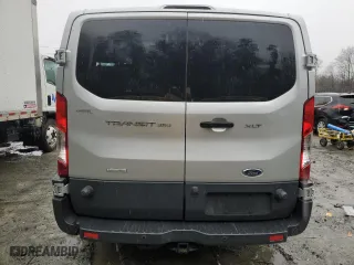 2016 Ford Transit Wagon XL with VIN 1FBZX2ZG8GKB05385, listed as a Copart auction lot 44406105 with 0 mi miles and Salvage Title. Bid and sale history available at carsss.com. Image 6.